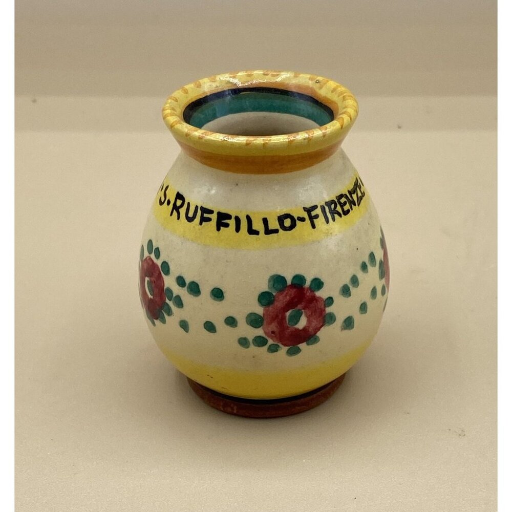 Buca San Ruffillo Firenze Ristorante Italy Tooth Pick Holder Ceramic